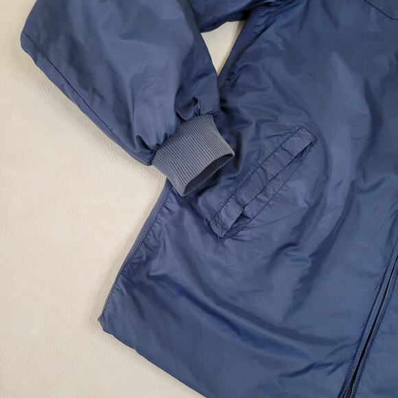 Vintage Lacoste Club Men’s Jacket Medium Blue Full Zip Rain Coat Windbreaker - Picture 3 of 13